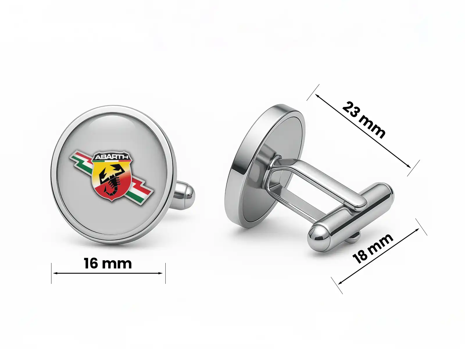 Fiat Abarth Gemelos Elegantes Moda Hombre Universal Premium